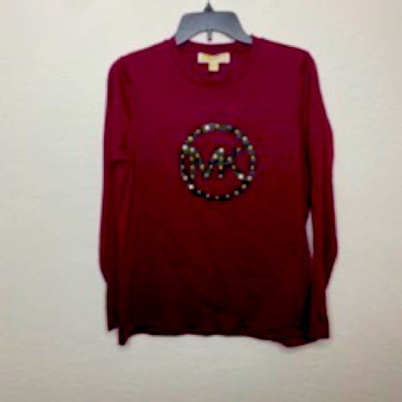 MICHAEL Michael Kors Tops - NWT Micheal lord long sleeve dressy mauve color size small